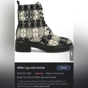 Tory Burch Miller notched sole ankle boot size 6.5 new without box